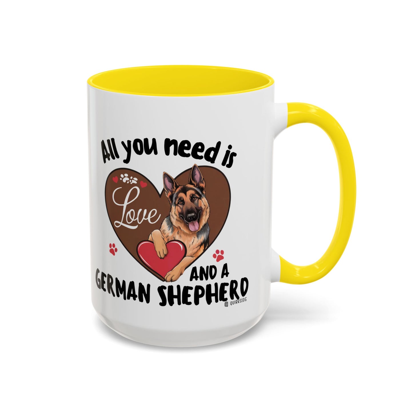 German Shepherd Love Mug | Dog Owner Gift | Coffee Cup | Animal Lover Gift | Pet Lover's Mug | Cute Pet Coffee Mug
