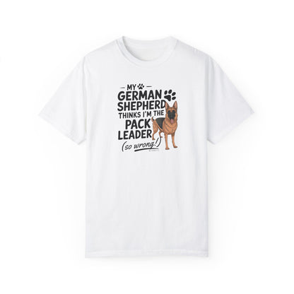 German Shepherd Dog Lover Unisex Garment-Dyed T-shirt, Parent Gift, Funny Dog Tee, Dog Mom Shirt, Gift for Dog Lovers
