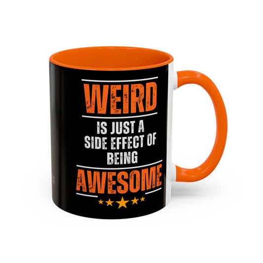 Coffee Mug, Celebrate Uniqueness, Be Awesome, Dare to be Different, Accent Mug, 11oz, 15oz - Quirkside Creations