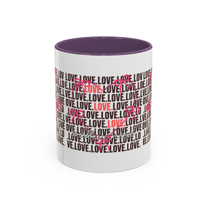 Romantic Love Coffee Mug - Perfect Gift for Anniversary, Valentine's Day, Wedding, Love-Themed Decor, Ceramic Drinkware