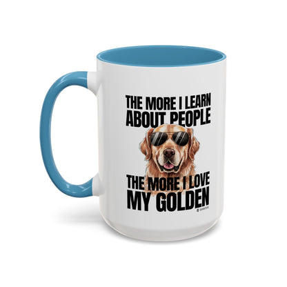 Golden Retriever Love Coffee Mug - Funny Dog Mug, Pet Owner Gift, Personalized Mug, Animal Lover Gift, Birthday Gift