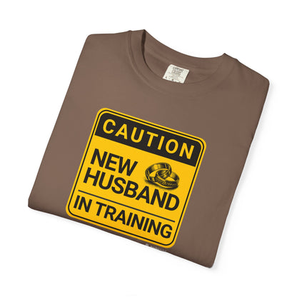 Married Life Humor T-shirt, Funny Newlywed Men's Tee, Wedding Spouse Joke Top, Honeymoon Gift Shirt, Relationship Comedy Apparel