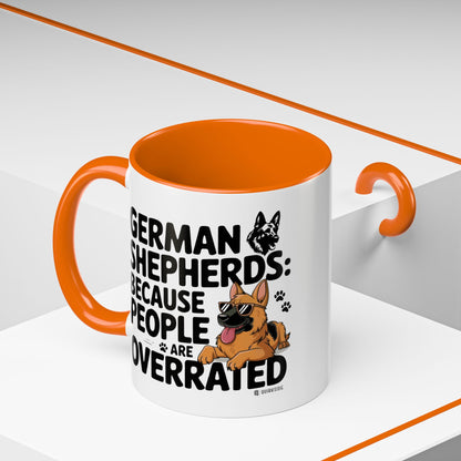 German Shepherds Coffee Mug - Funny Dog Lover Gift, Pet Parent Humor, Animal Lover Decor, Unique Holiday Present, Dog Breed Lovers