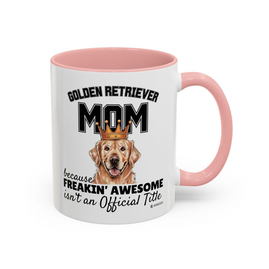 Golden Retriever Mom Coffee Mug - Perfect Gift for Dog Lovers, Pet Owners, Birthday, Mother's Day, Funny Dog Mom Mug