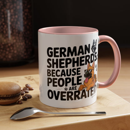 German Shepherds Coffee Mug - Funny Dog Lover Gift, Pet Parent Humor, Animal Lover Decor, Unique Holiday Present, Dog Breed Lovers