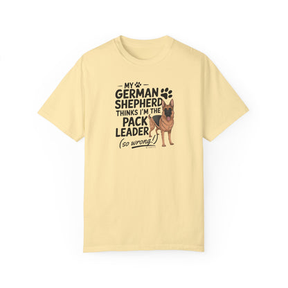 German Shepherd Dog Lover Unisex Garment-Dyed T-shirt, Parent Gift, Funny Dog Tee, Dog Mom Shirt, Gift for Dog Lovers