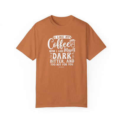 Coffee Lover Unisex T-shirt, Sarcastic Tee, Humorous Graphic Top, Gift for Coffee Drinker, Comical Shirt - Quirkside Creations