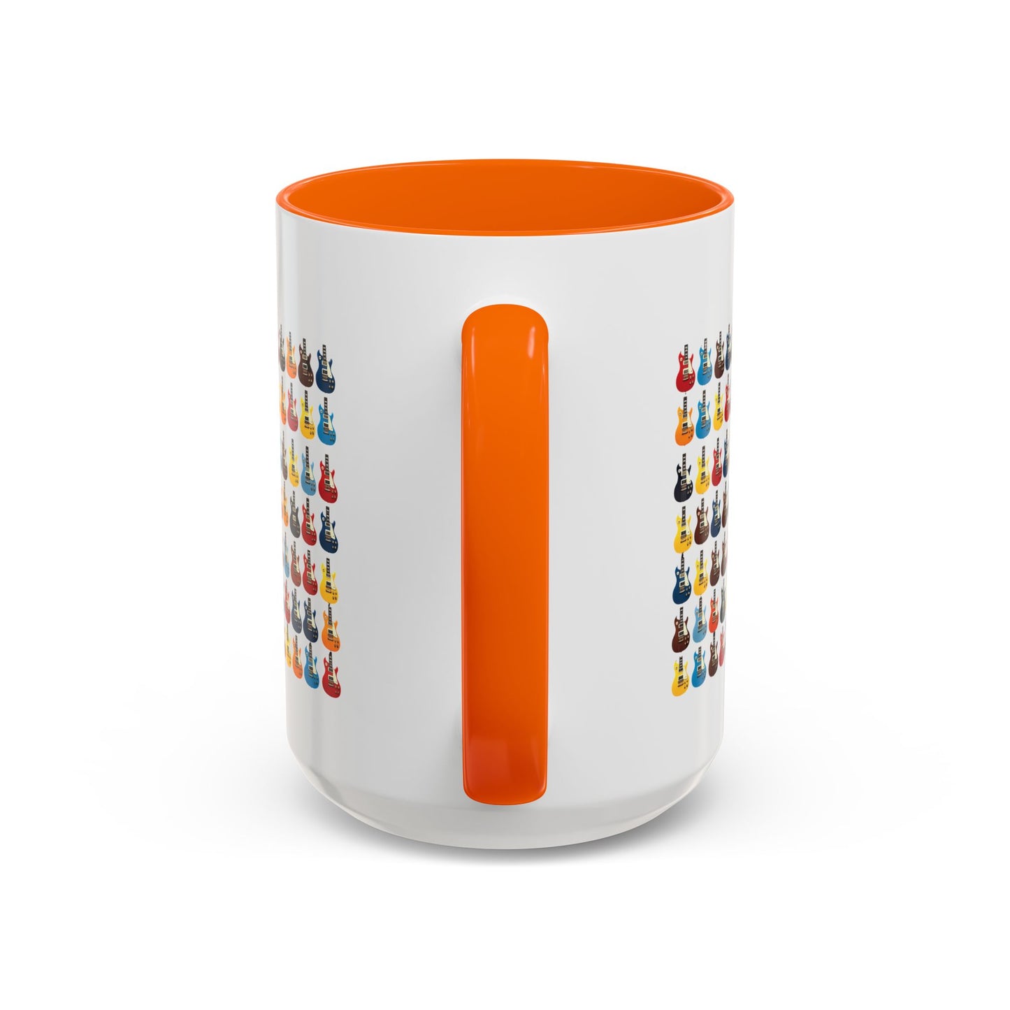 Coffee Mug - Wall of Guitars Design - Music Lover Gift