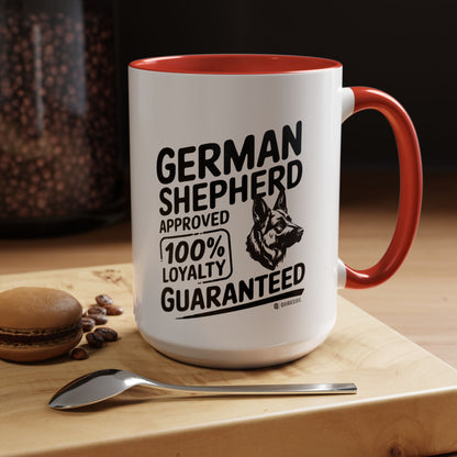 German Shepherd Lover Coffee Mug, Dog Owner Gift, Animal Lover Mug, Pet Parent Gift, Loyalty Guaranteed Mug