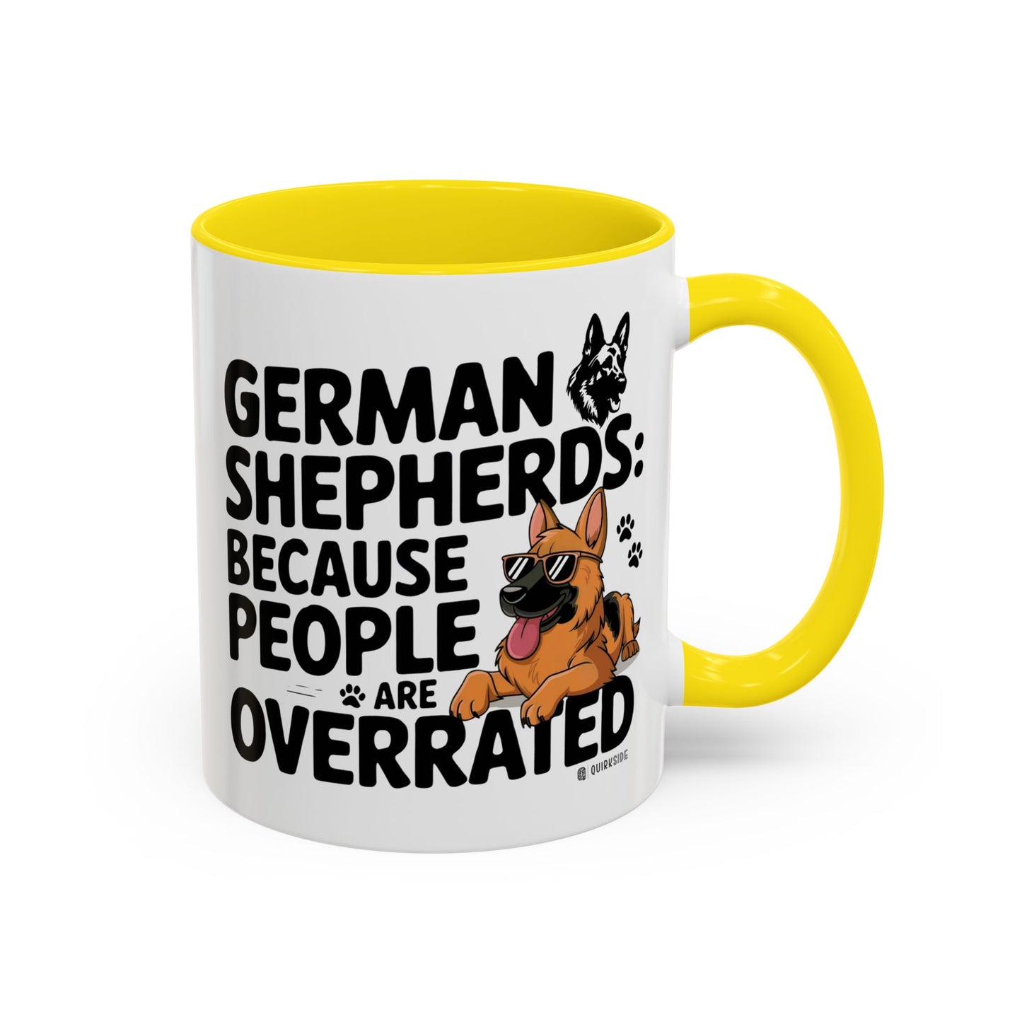 German Shepherds Coffee Mug - Funny Dog Lover Gift, Pet Parent Humor, Animal Lover Decor, Unique Holiday Present, Dog Breed Lovers