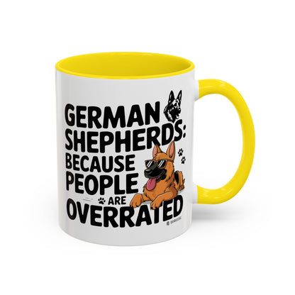 German Shepherds Coffee Mug - Funny Dog Lover Gift, Pet Parent Humor, Animal Lover Decor, Unique Holiday Present, Dog Breed Lovers