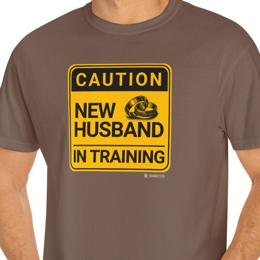 Married Life Humor T-shirt, Funny Newlywed Men's Tee, Wedding Spouse Joke Top, Honeymoon Gift Shirt, Relationship Comedy Apparel