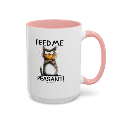 Sassy Cat Accent Coffee Mug | Funny Gift for Cat Lovers | Cute Home Coffee Mug | Unique Cat Mom Present | 11oz & 15oz Available