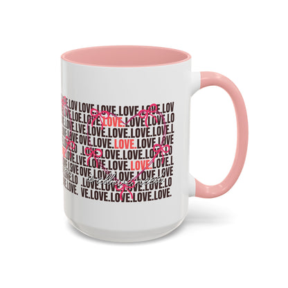 Romantic Love Coffee Mug - Perfect Gift for Anniversary, Valentine's Day, Wedding, Love-Themed Decor, Ceramic Drinkware