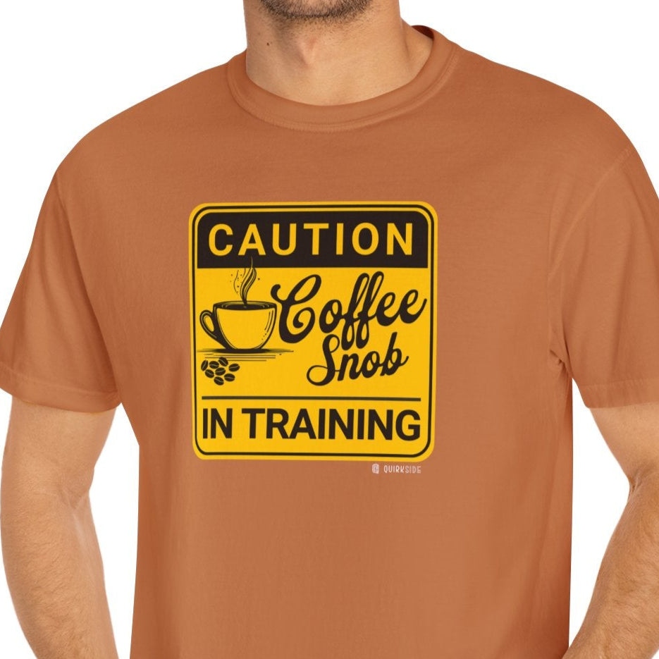 Coffee Lover Unisex T-Shirt, Coffee Connoisseur Shirt, Barista Tee, Coffee Enthusiast Top, Coffee Gift for Him/Her - Quirkside Creations