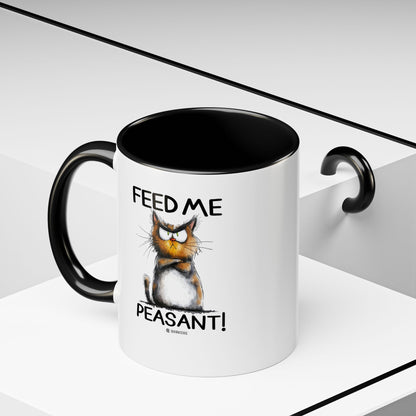 Sassy Cat Accent Coffee Mug | Funny Gift for Cat Lovers | Cute Home Coffee Mug | Unique Cat Mom Present | 11oz & 15oz Available