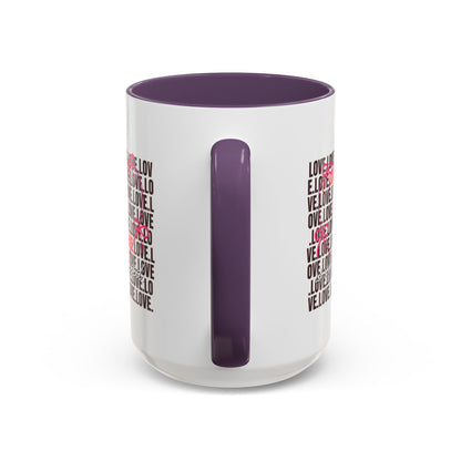 Romantic Love Coffee Mug - Perfect Gift for Anniversary, Valentine's Day, Wedding, Love-Themed Decor, Ceramic Drinkware