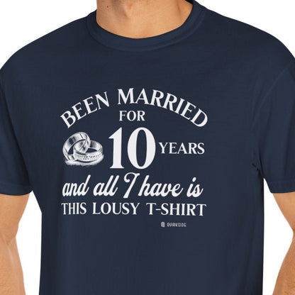 Hilarious Marriage Celebration T-shirt, Customizable Unisex Tee for Anniversary, Funny Gift, Humor Shirt, Wicked Sense of Humor Top - Quirkside Creations