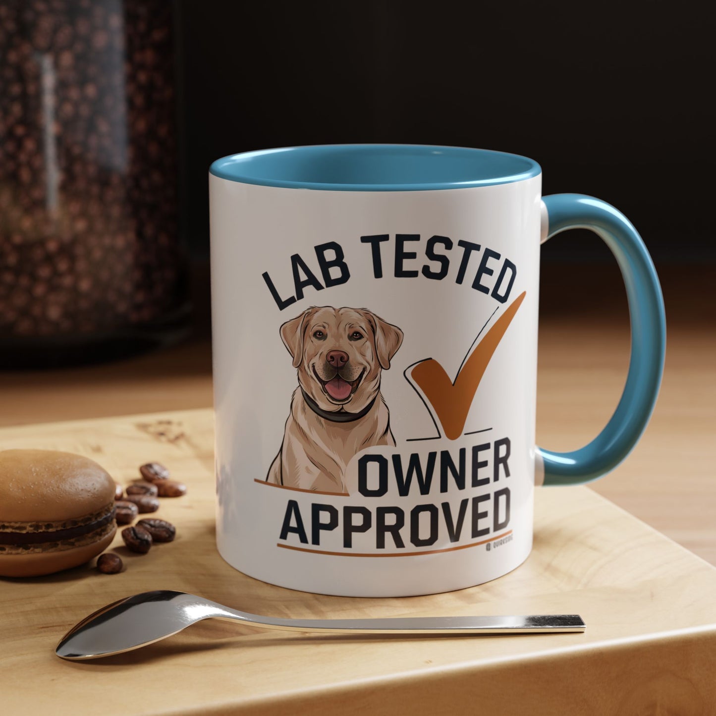 Lab Tested Owner Approved Coffee Mug, Dog Lover Gift, Pet Owner Present, Funny Mug for Dog Moms, Lab Dog Coffee Mug, Unique Dog Gifts