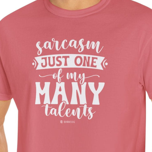 Funny Unisex Garment-Dyed T-shirt, Premium Sarcastic Tee, Humorous Adult Joke Top, Novelty Graphic Tee - Quirkside Creations