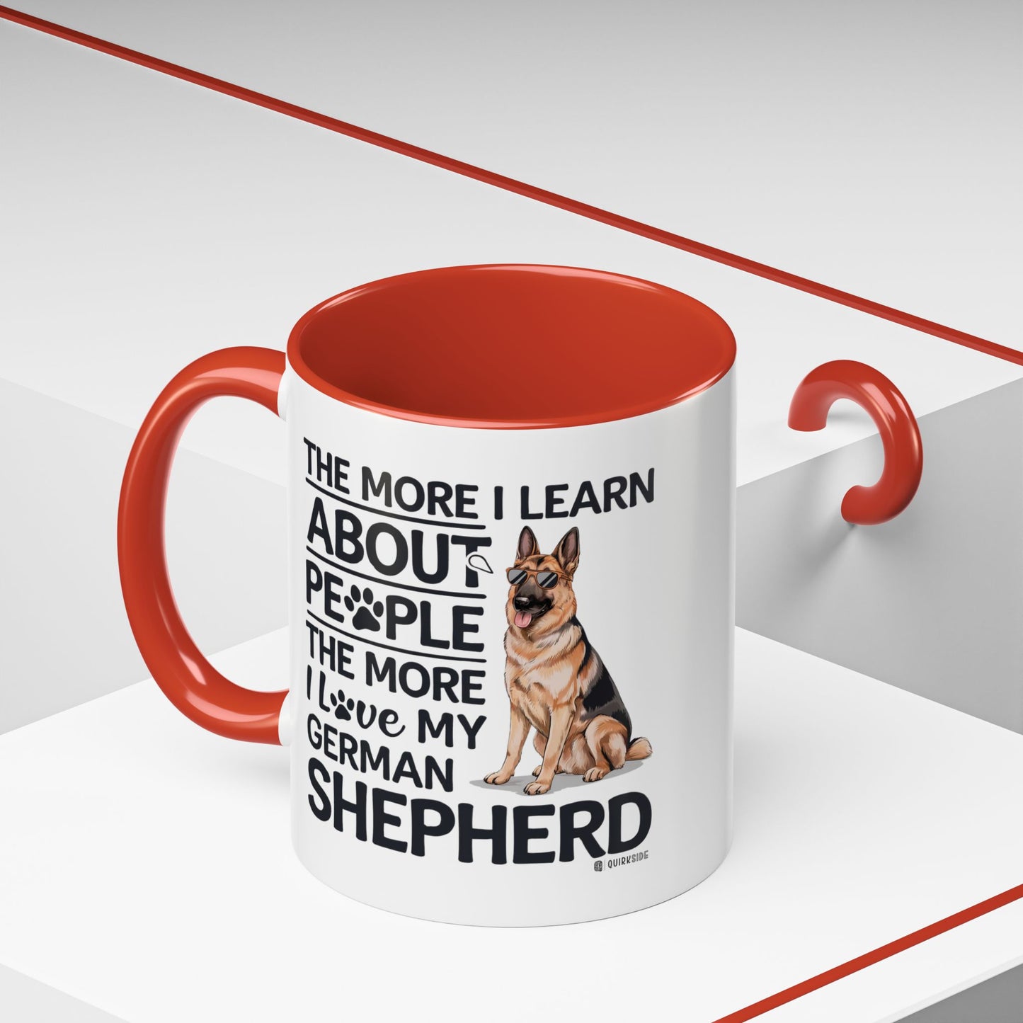 German Shepherd Love Coffee Mug, Dog Lover Gift, Pet Owner Mug, Birthday Gift, Animal Lover, Personalized Mug