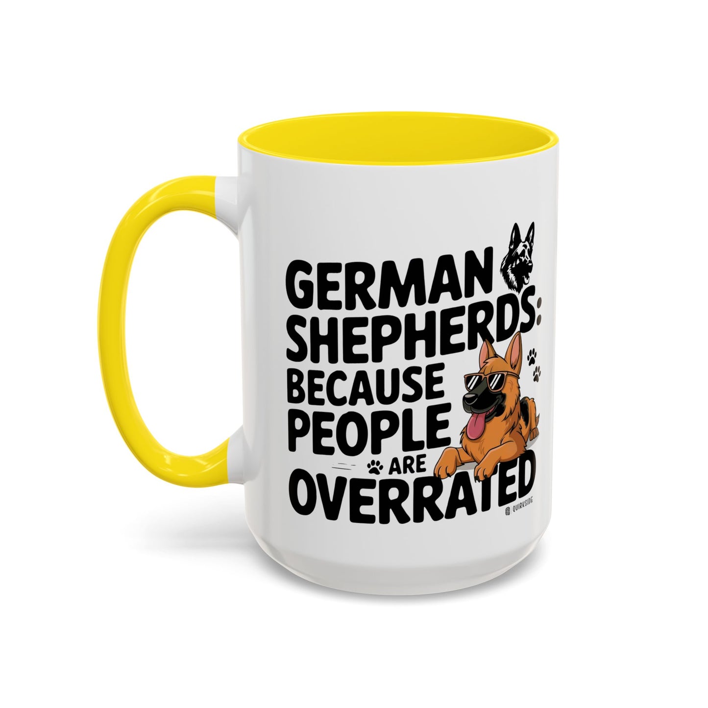 German Shepherds Coffee Mug - Funny Dog Lover Gift, Pet Parent Humor, Animal Lover Decor, Unique Holiday Present, Dog Breed Lovers