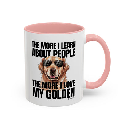 Golden Retriever Love Coffee Mug - Funny Dog Mug, Pet Owner Gift, Personalized Mug, Animal Lover Gift, Birthday Gift