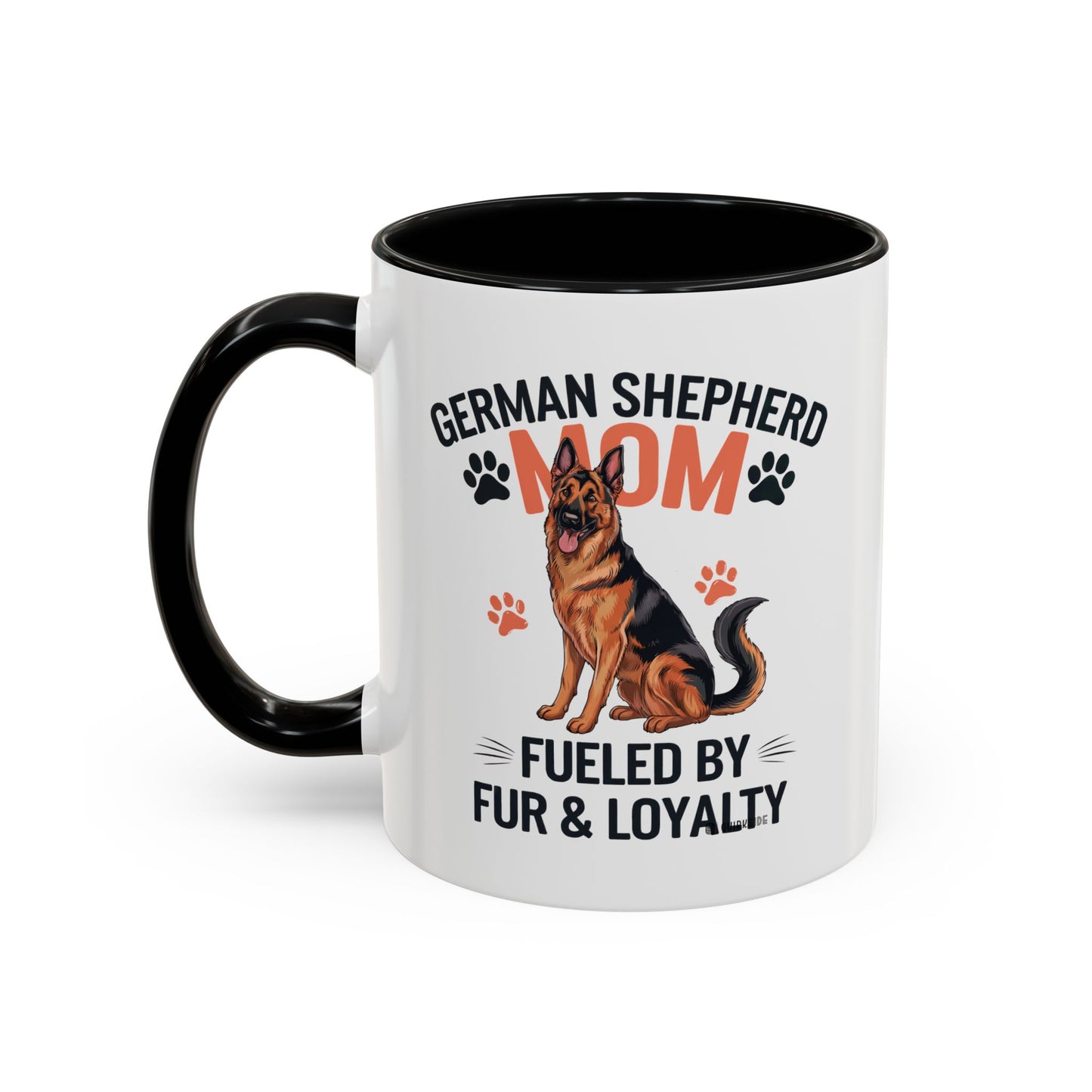 German Shepherd Mom Accent Coffee Mug: Perfect Gift for Dog Lovers, Pet Owners, Dog Enthusiasts, Animal Lovers