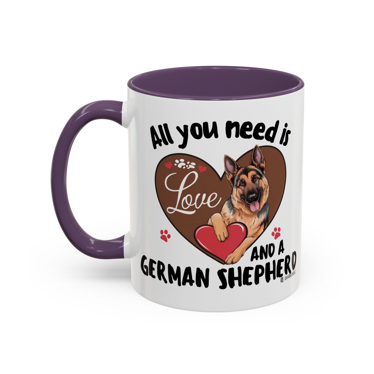 German Shepherd Love Mug | Dog Owner Gift | Coffee Cup | Animal Lover Gift | Pet Lover's Mug | Cute Pet Coffee Mug