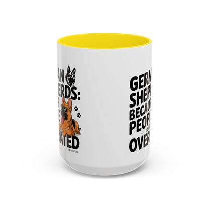 German Shepherds Coffee Mug - Funny Dog Lover Gift, Pet Parent Humor, Animal Lover Decor, Unique Holiday Present, Dog Breed Lovers