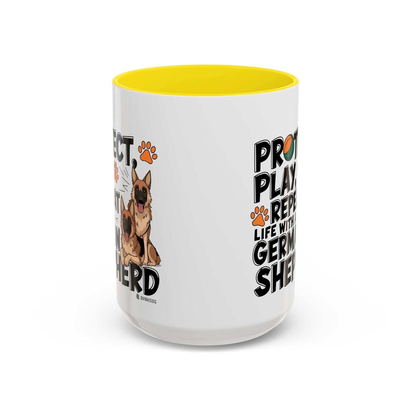 German Shepherd Lover's Accent Coffee Mug - Perfect Gift for Dog Owners, Pet Lovers, Birthdays, Holidays, Home Decor