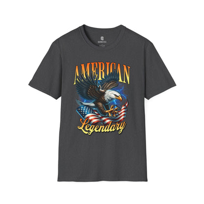 American Bald Eagle Patriotic T-Shirt, Unisex Shirt, American Pride Tee, Independence Day Shirt - Quirkside Creations