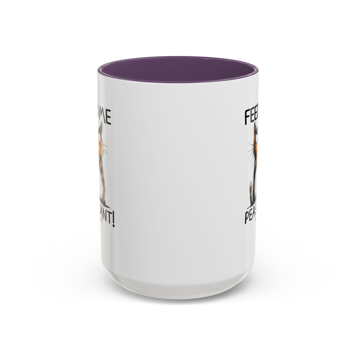 Sassy Cat Accent Coffee Mug | Funny Gift for Cat Lovers | Cute Home Coffee Mug | Unique Cat Mom Present | 11oz & 15oz Available