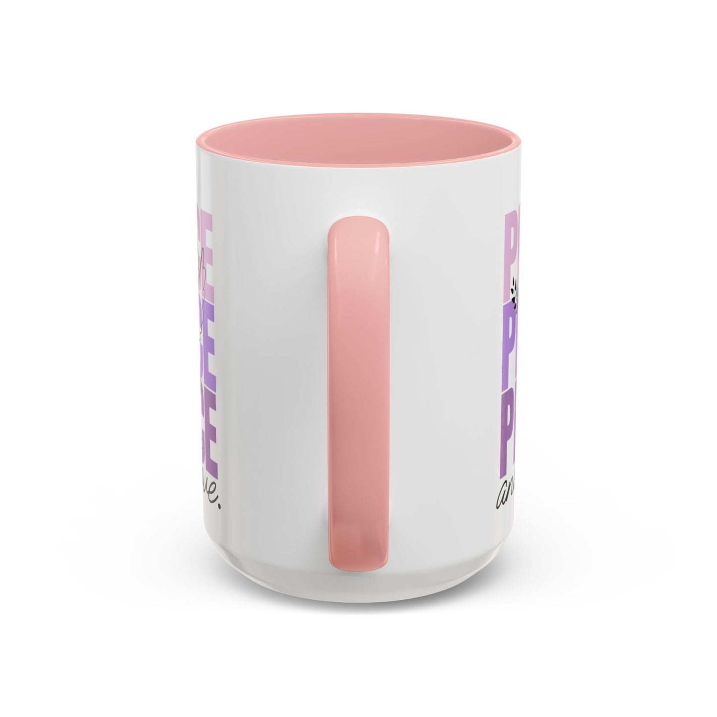 Peace and Love Accent Mug