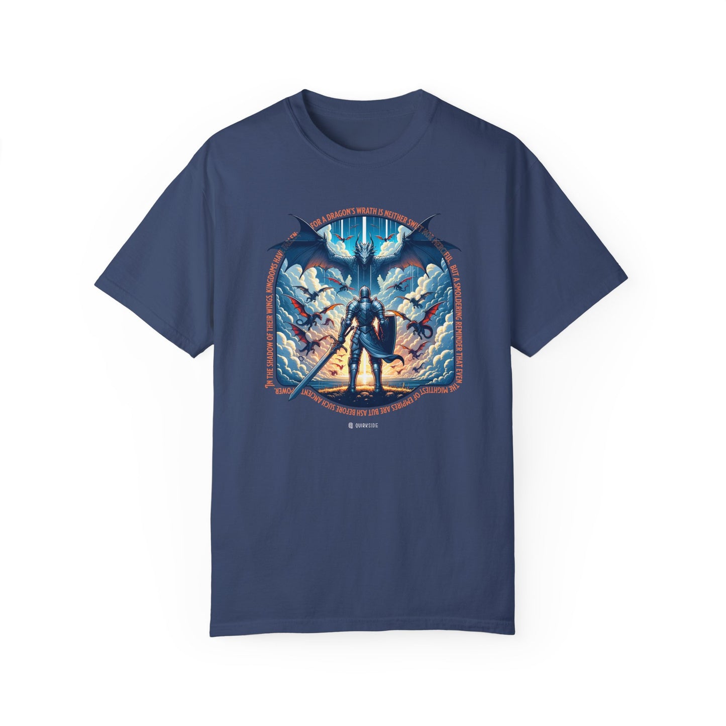 Dragon Lover Unisex T-shirt, Mythical Creature Tee, Fantasy Dragon Shirt, Fire Breathing Beast Top, Mystical Reptile Apparel - Quirkside Creations