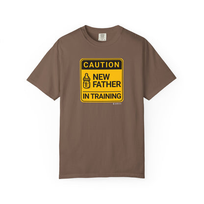 New Dad Unisex Garment-Dyed T-shirt, Father's Day Gift, Funny Parenting Tee, Baby Shower Present, Gender Reveal Shirt, Dad Life Apparel
