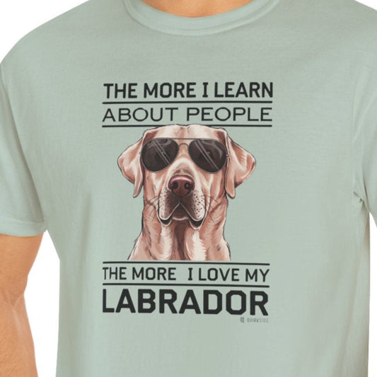 Funny Labrador Retriever Unisex T-shirt, Dog Lover Tee, Parenting Shirt, Cute Pet Apparel, Animal Graphic Top