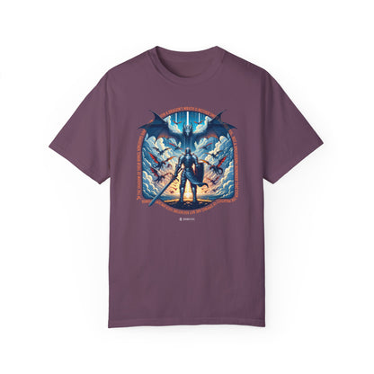 Dragon Lover Unisex T-shirt, Mythical Creature Tee, Fantasy Dragon Shirt, Fire Breathing Beast Top, Mystical Reptile Apparel - Quirkside Creations