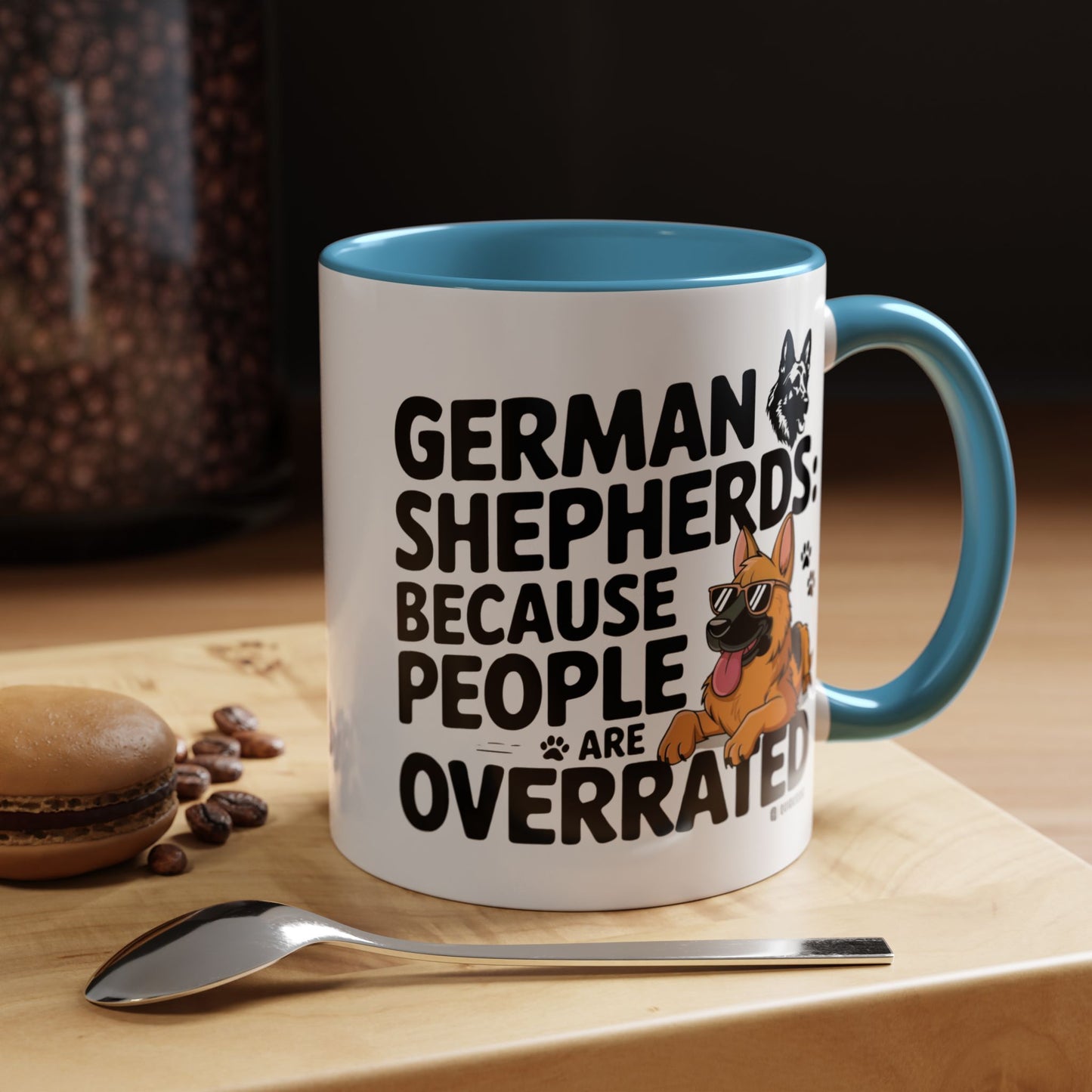 German Shepherds Coffee Mug - Funny Dog Lover Gift, Pet Parent Humor, Animal Lover Decor, Unique Holiday Present, Dog Breed Lovers
