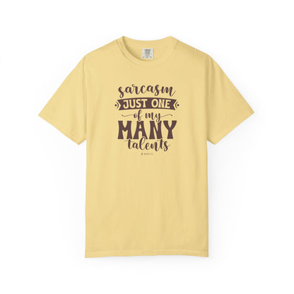 Funny Unisex Garment-Dyed T-shirt, Premium Sarcastic Tee, Humorous Adult Joke Top, Novelty Graphic Tee