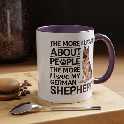 German Shepherd Love Coffee Mug, Dog Lover Gift, Pet Owner Mug, Birthday Gift, Animal Lover, Personalized Mug