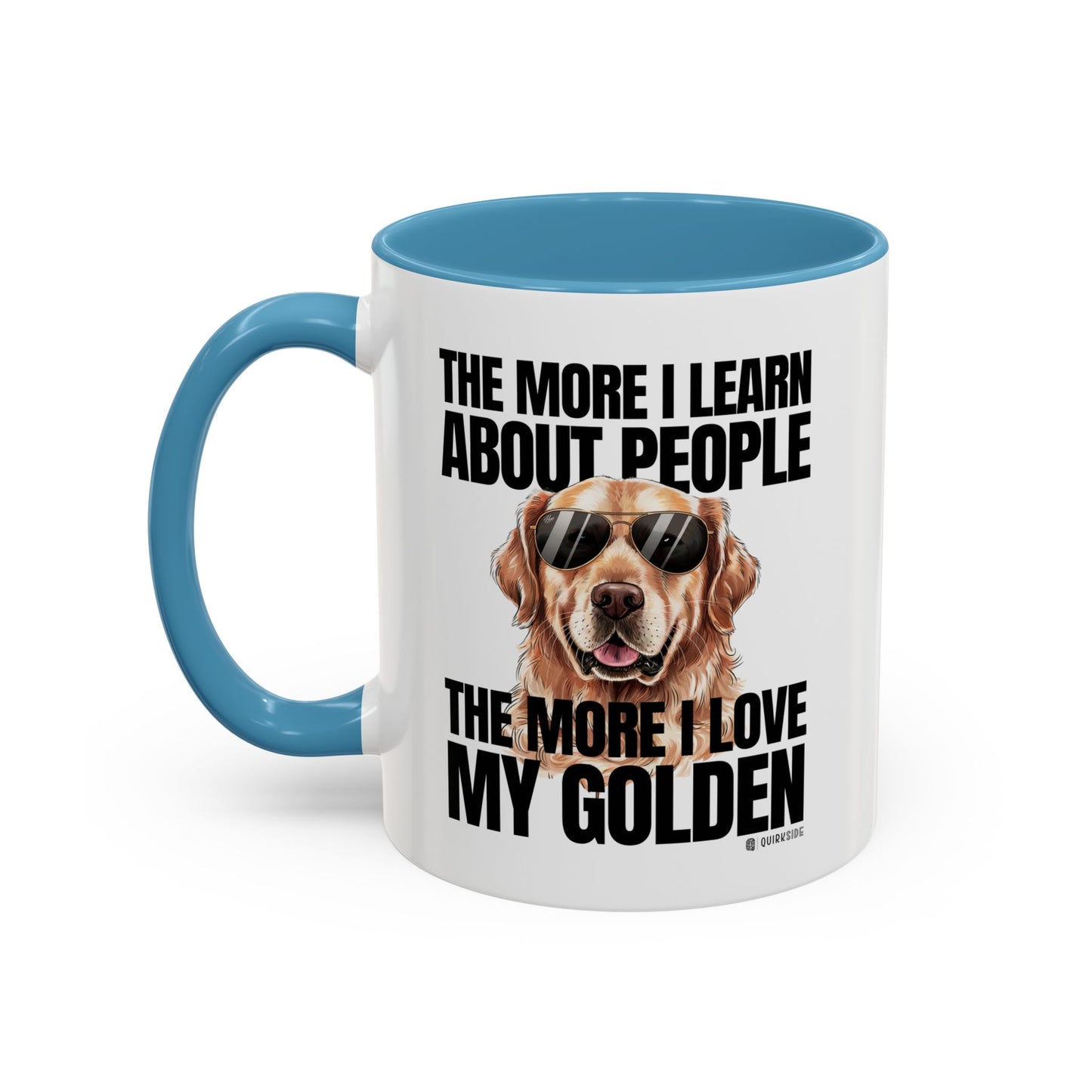 Golden Retriever Love Coffee Mug - Funny Dog Mug, Pet Owner Gift, Personalized Mug, Animal Lover Gift, Birthday Gift