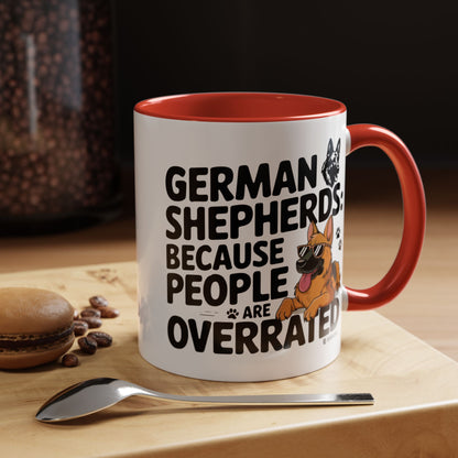 German Shepherds Coffee Mug - Funny Dog Lover Gift, Pet Parent Humor, Animal Lover Decor, Unique Holiday Present, Dog Breed Lovers