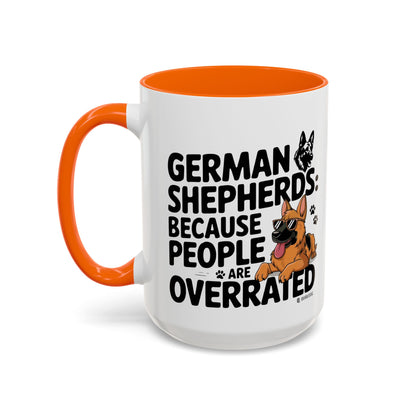 German Shepherds Coffee Mug - Funny Dog Lover Gift, Pet Parent Humor, Animal Lover Decor, Unique Holiday Present, Dog Breed Lovers