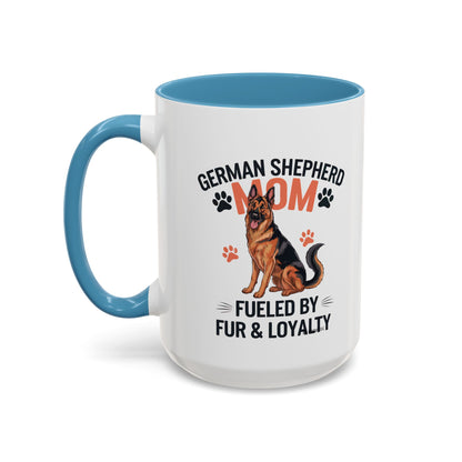 German Shepherd Mom Accent Coffee Mug: Perfect Gift for Dog Lovers, Pet Owners, Dog Enthusiasts, Animal Lovers