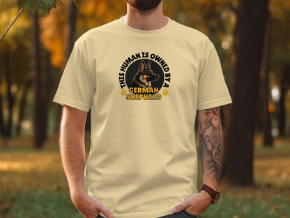 German Shepherd Dog Lover Unisex Garment-Dyed T-shirt, Parent Gift, Funny Dog Tee, Dog Mom Shirt, Gift for Dog Lovers