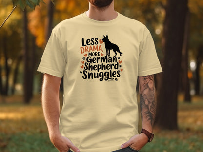 German Shepherd Dog Lover Unisex Garment-Dyed T-shirt, Parent Gift, Funny Dog Tee, Dog Mom Shirt, Gift for Dog Lovers