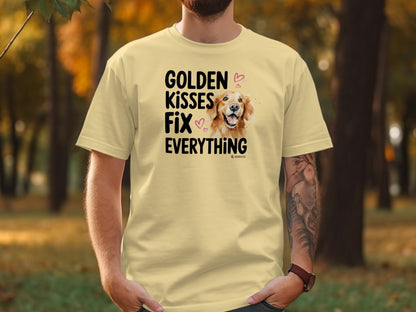 Golden Retriever Lover T-shirt, Unisex Dog Tee, Cute Puppy Parent Shirt, Fun Animal Graphic Top, Pet Owner Gift