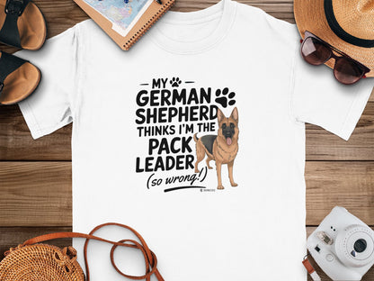 German Shepherd Dog Lover Unisex Garment-Dyed T-shirt, Parent Gift, Funny Dog Tee, Dog Mom Shirt, Gift for Dog Lovers