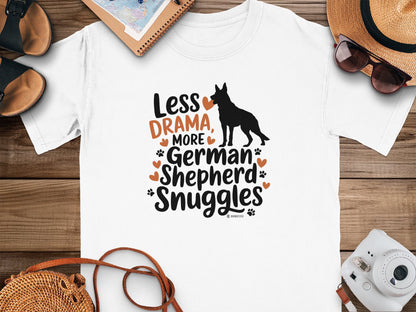 German Shepherd Dog Lover Unisex Garment-Dyed T-shirt, Parent Gift, Funny Dog Tee, Dog Mom Shirt, Gift for Dog Lovers